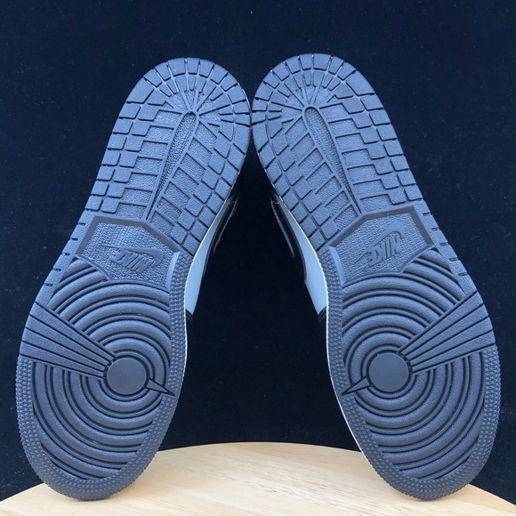 Nike Air Jordan 1 Mid GS Shadow Black Grey Gym Red White 554725-096 Size 5.5y - Picture 10 of 10